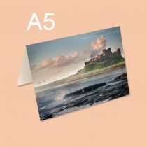 A5 Textured Watercolour Greeting Card